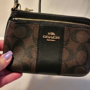 Coach like New condition wallet small wristlet.